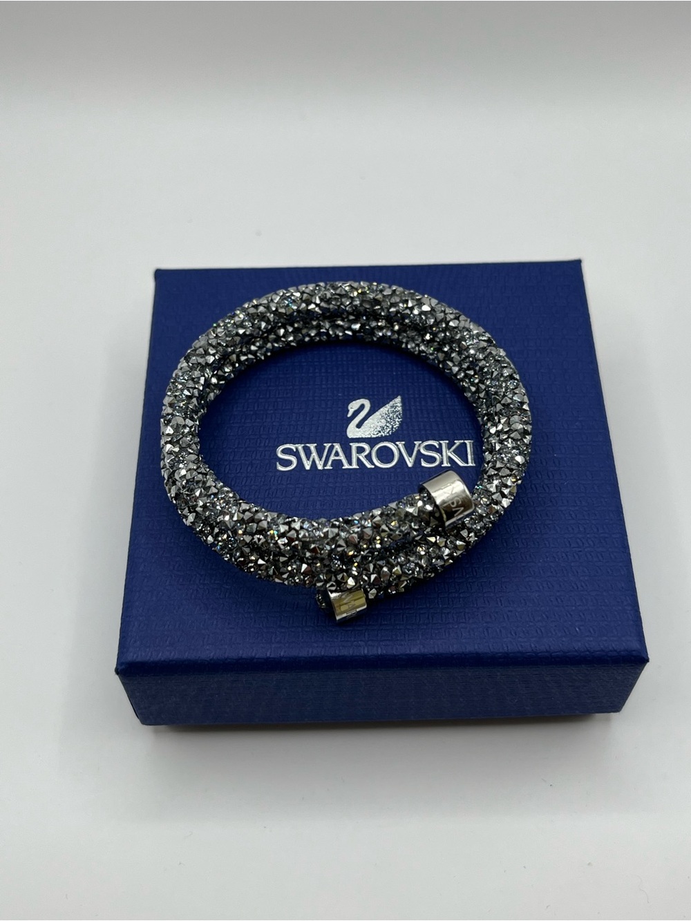 Swarovski Crystaldust Silver Crystal Wrap Bracelet